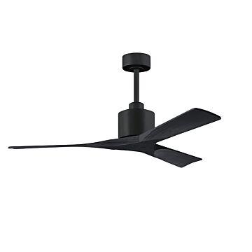 Nan 6-Speed DC 52 Ceiling Fan in Matte Black with Matte Black blades