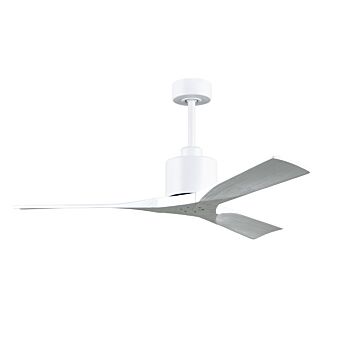 Nan 6-Speed DC 52 Ceiling Fan in Matte White with Matte White blades
