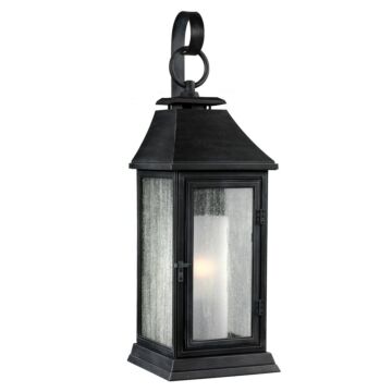 Shepherd One Light Lantern in Dark Weathered Zinc by Visual Comfort Studio