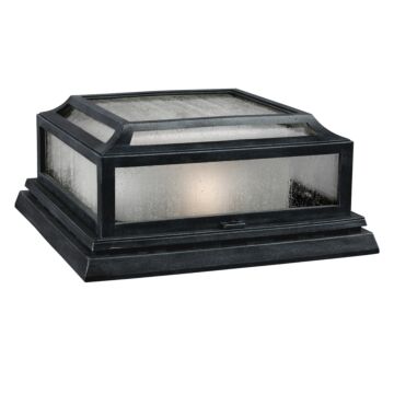 Shepherd Two Light Flush Mount in Dark Weathered Zinc by Visual Comfort Studio