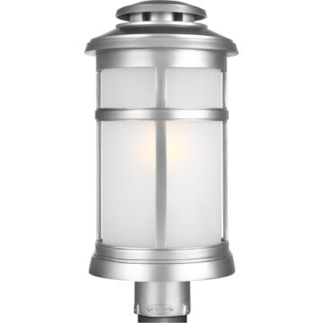 Newport One Light Post Lantern in Painted Brushed Steel by Visual Comfort Studio