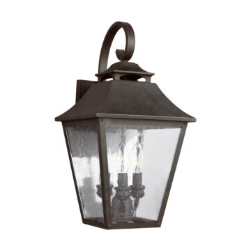 Galena Three Light Lantern in Sable by Visual Comfort Studio