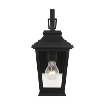 Warren One Light Lantern in Textured Black by Visual Comfort Studio