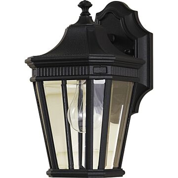 Generation Lighting Cotswold Lane Collection 7" Outdoor Lantern - Black Finish