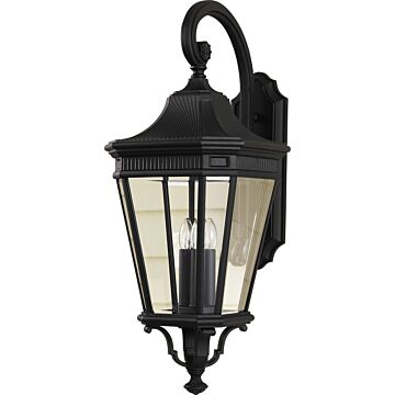 Generation Lighting Cotswold Lane Collection 12" Outdoor Lantern - Black Finish