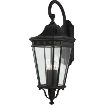 Generation Lighting Cotswold Lane 36" 4-Light Wall Lantern in Black