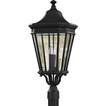 Generation Lighting Cotswold Lane Collection 12" Outdoor Lantern in Black Finish