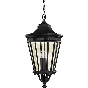 Generation Lighting Cotswold Lane Collection 12" Outdoor Lantern in Black