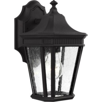 Generation Lighting Cotswold Lane 11.5" Outdoor Wall Lantern in Black