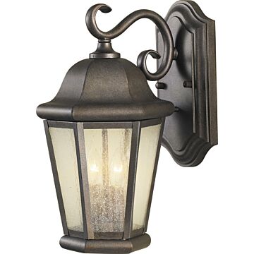 Generation Lighting Martinsville 8" Outdoor Wall Lantern in Corinthian Bronze