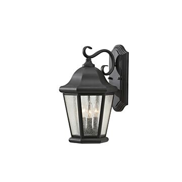 Generation Lighting Martinsville 10" Outdoor Wall Lantern in Black