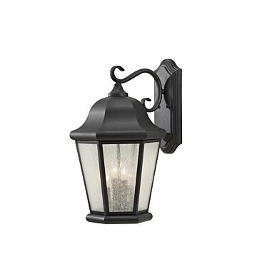 Generation Lighting Martinsville 12" Outdoor Wall Lantern in Black