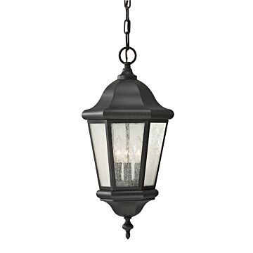 Generation Lighting Martinsville 10" Outdoor Hanging Lantern in Black