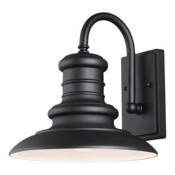 Generation Lighting Redding Station Outdoor Wall Light in Textured Black