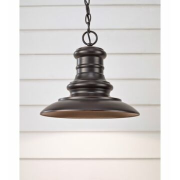 Generation Lighting Redding Station 10" Outdoor Hanging Light in Restoration Bronze