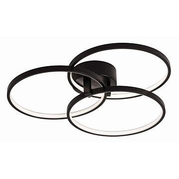 Orion LED Flush Mount in Black by AFX Lighting