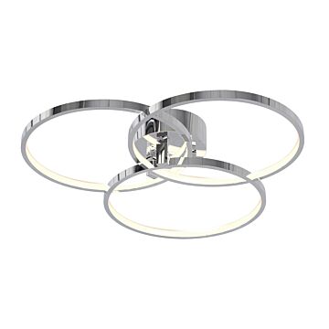 Orion LED Flush Mount in Polished Chrome by AFX Lighting