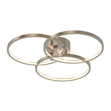 Orion LED Flush Mount in Satin Brass by AFX Lighting