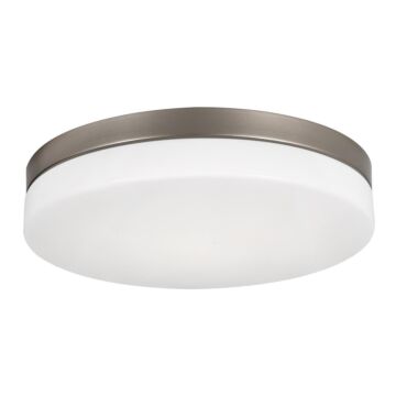 Oscar LED Flush Mount in Satin Nickel by AFX Lighting