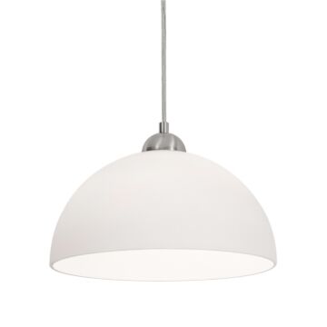Otis One Light Pendant in Satin Nickel by AFX Lighting