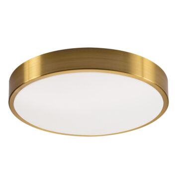 Octavia LED Flush Mount in Satin Brass by AFX Lighting