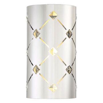 George Kovacs Crowned 12 Inch Wall Sconce in Chrome