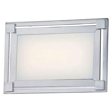George Kovacs Framed 9 Inch Bathroom Vanity Light in Chrome