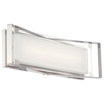 George Kovacs Crystal Clear 22 Inch Bathroom Vanity Light in Polished Nickel