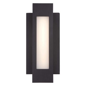 Insert LED Wall Sconce in Pebble Bronze by George Kovacs