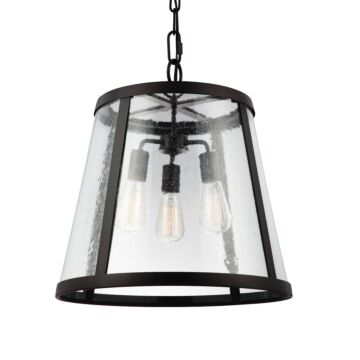 Harrow Three Light Pendant in Oil Rubbed Bronze by Visual Comfort Studio