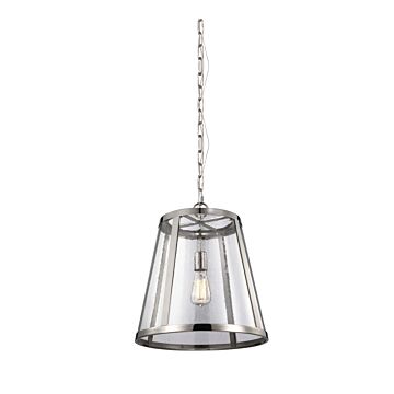 Harrow One Light Pendant in Polished Nickel by Visual Comfort Studio
