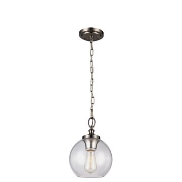 Visual Comfort Studio Tabby Brushed Steel Pendant