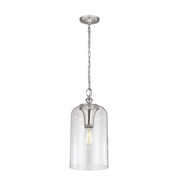 Visual Comfort Studio Hounslow Brushed Steel Pendant