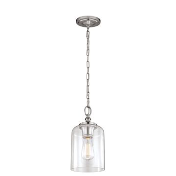 Visual Comfort Studio Hounslow Brushed Steel Pendant