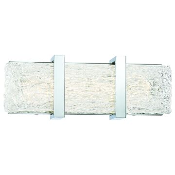George Kovacs Forest Ice II Bathroom Vanity Light in Chrome