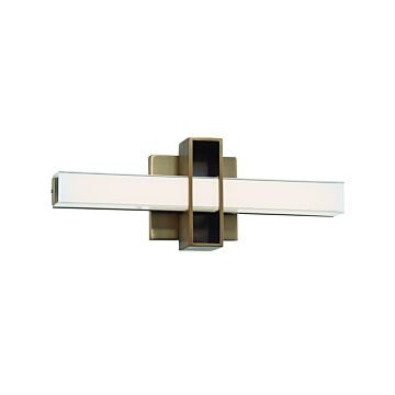 George Kovacs Major Bathroom Vanity Light in Aged Brass