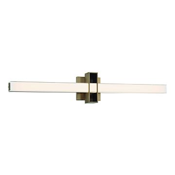 George Kovacs Major Bathroom Vanity Light in Aged Brass