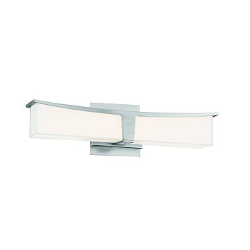 George Kovacs Plane Bathroom Vanity Light in Brushed Nickel