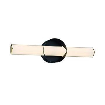 George Kovacs Inner Circle Wall Sconce in Coal and Honey Gold