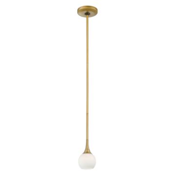 George Kovacs Pontil 4 Inch Pendant Light in Honey Gold
