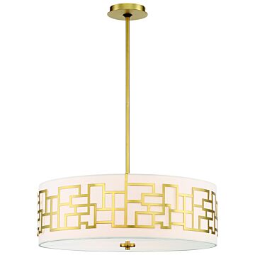 George Kovacs Alecia's Necklace 4 Light 24 Inch Pendant Light in Honey Gold