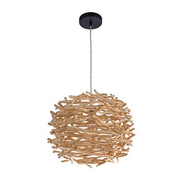 Pendant One Light Pendant in Natural by Craftmade