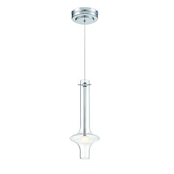 George Kovacs Bottleneck 7 Inch Pendant Light in Chrome