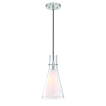 George Kovacs Taper 7 Inch Pendant Light in Brushed Nickel