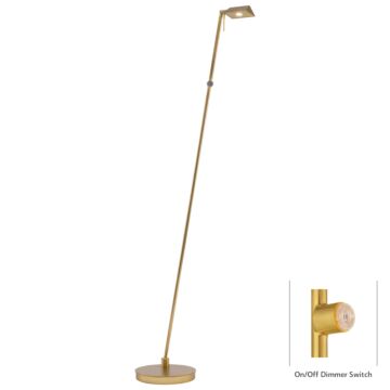 George'S Reading Room LED Floor Lamp in Honey Gold by George Kovacs