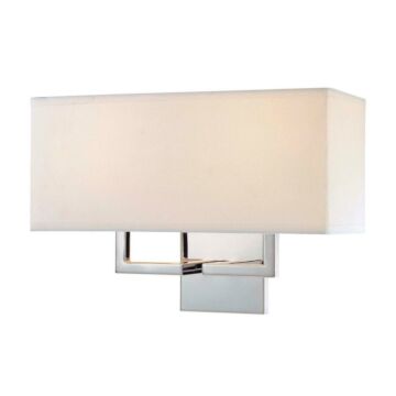 George Kovacs Rectangular Wall Sconce in Chrome
