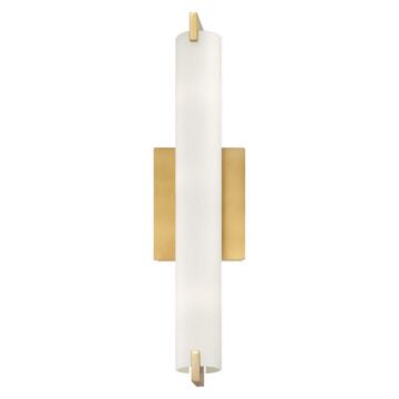 Tube Three Light Wall Sconce in Honey Gold by George Kovacs