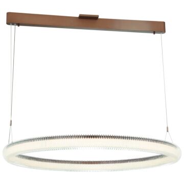 George Kovacs Roulette 34 Inch Pendant Light in Satin Bronze