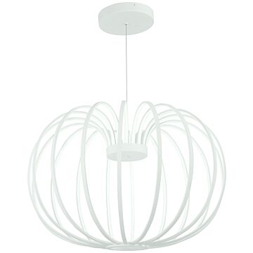 George Kovacs Snow Sprite 18 Light 34 Inch Pendant Light in Matte White