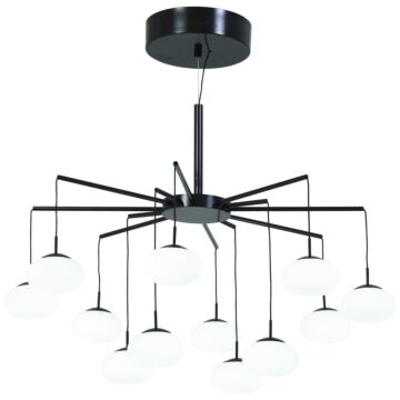 George Kovacs George's Web 26 Inch Chandelier in Bronze